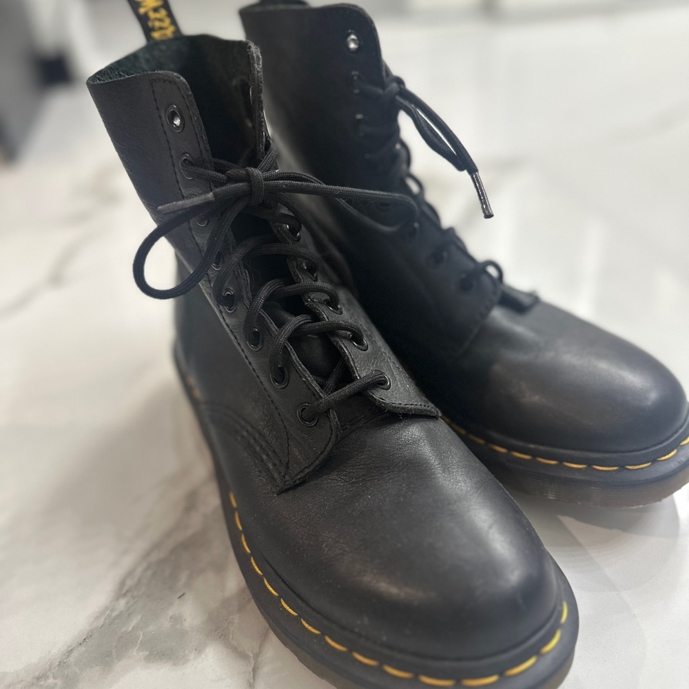 Dr. Martens Black Leather Boots